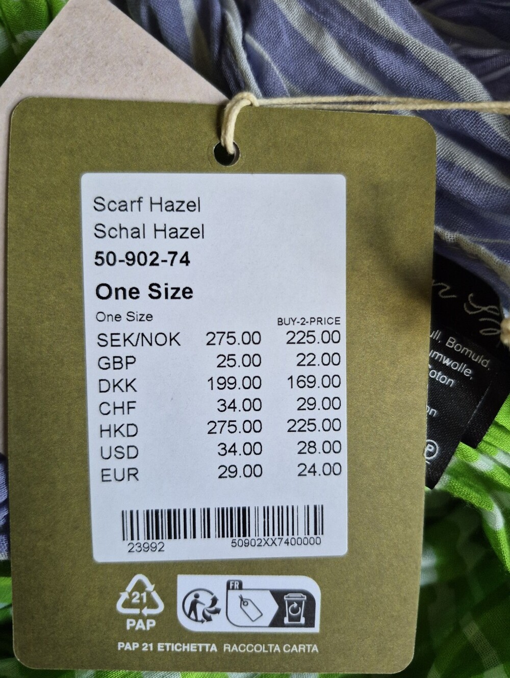 Gudrun Sjoden Hazel Shawl - Picture 6 of 8
